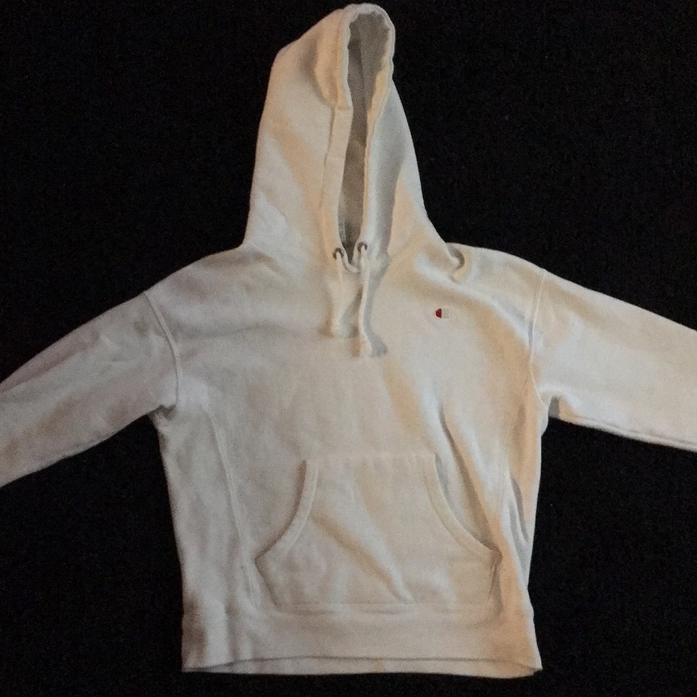 White Champion Hoodie